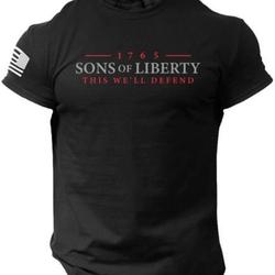 Son Of Liberty, 2nd Amendment distressed 3D T-Shirt Meaningful Gift For Family Gift For Boyfriend Valentine Gift