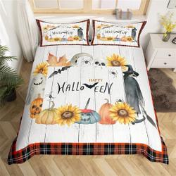 Happy Halloween Bedding SetsGift For Your Girlfriend Boyfriend Gift For Love Gift For Friend Best Valentine Present Holiday Gift