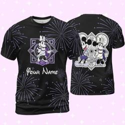Personalized Disney Minnie 100 Years 3D T-shirt Meaningful Gift For Family Gift For Boyfriend Valentine Gift