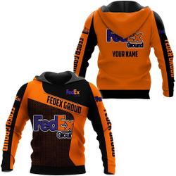 Fedex Express Hoodie 3d custom name gift for Delivery Driver