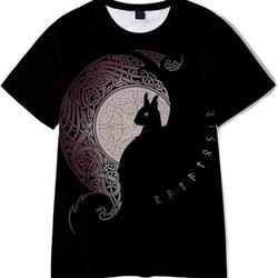 2021 Novelty T-Shirt Viking Crow Short Sleeve Comfortable and Breathable, Soft Fabric More in Summer The Best Gift Choice Meaningful Gift For Family Gift For Boyfriend Valentine Gift