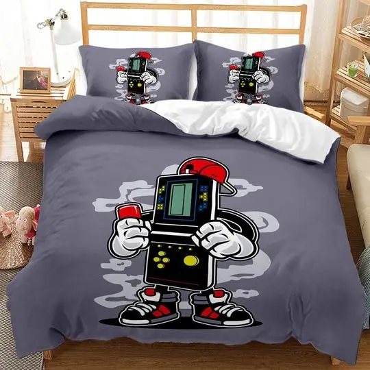 Gaming Bedding Set Gift For Your Girlfriend Boyfriend Gift For Love Gift For Friend Best Valentine Present Holiday Gift