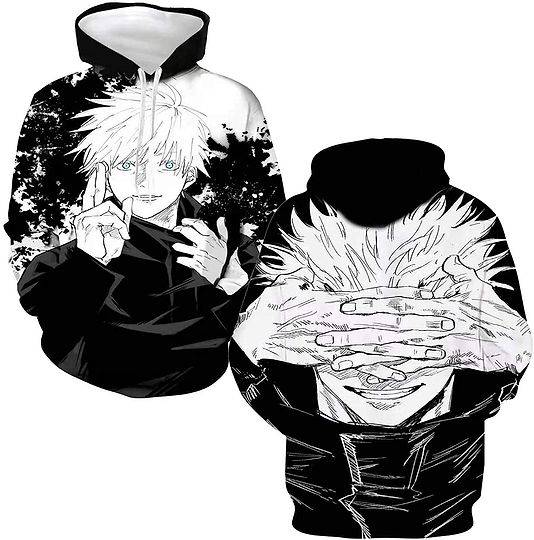 Jujutsu Kaisen Gojo Satoru 3D Printed Hoodies