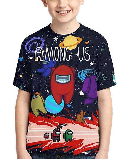 Among Us Kids 3D T Shirt Meaningful Gift For Family Gift For Boyfriend Valentine Gift