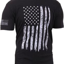Rothco Distressed US Flag Athletic Fit T-Shirt Meaningful Gift For Family Gift For Boyfriend Valentine Gift