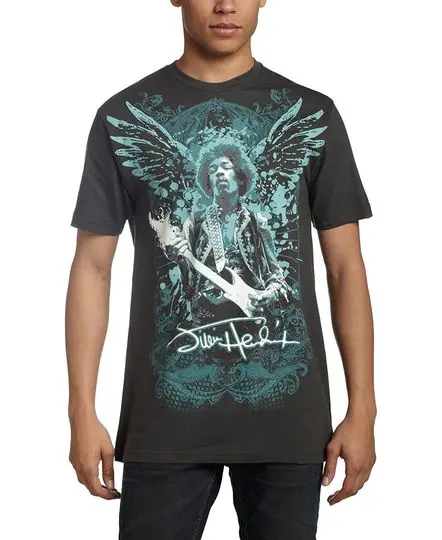 Men's Jimi Hendrix Wings T-Shirt Meaningful Gift For Family Gift For Boyfriend Valentine Gift
