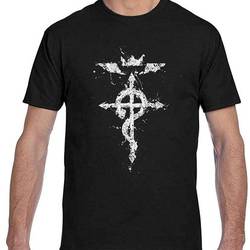 Fullmetal Alchemist Men 3D Full Print Short Sleeve T-Shirt Meaningful Gift For Family Gift For Boyfriend Valentine Gift