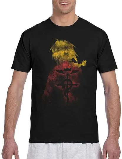 The Fullmetal Alchemist Men 3D Full Print Short Sleeve T-Shirt Meaningful Gift For Family Gift For Boyfriend Valentine Gift