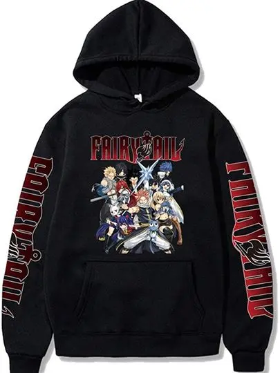 Fairy Tail, Lucy Natsu Friends Hoodie