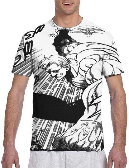 Sin of Pride,Escanor Classic Men's Full Pted T-Shirt Meaningful Gift For Family Gift For Boyfriend Valentine Gift