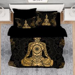 Gold Buddha Bedding setsGift For Your Girlfriend Boyfriend Gift For Love Gift For Friend Best Valentine Present Holiday Gift
