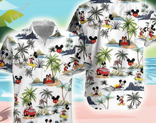 Mickey Mouse Hawaiian Shirt Gift For Your Girlfriend Boyfriend Gift For Love Gift For Friend Best Valentine Present Holiday Gift