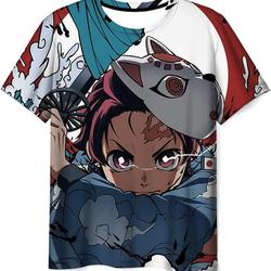 Anime Demon Slayer Shirt T-Shirt Short Sleeve Meaningful Gift For Family Gift For Boyfriend Valentine Gift