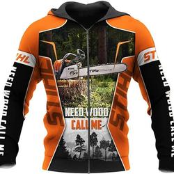 Chainsaw Fashion 3D All Over Printed Sweatshirt/Zip Jacket Unisex Casual Tops