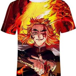 Men's Demon Slayer 3D Anime Printed T-Shirt Meaningful Gift For Family Gift For Boyfriend Valentine Gift