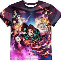 Boy���s Anime Shirt All-Over 3D Print Crew Neck T-Shirt Meaningful Gift For Family Gift For Boyfriend Valentine Gift