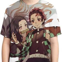 Demon Slayer Kimetsu no Yaiba Boys Girls T-Shirt Meaningful Gift For Family Gift For Boyfriend Valentine Gift