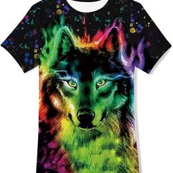 Boys Girls Casual T Shirt 3D Graphic Short Sleeve Meaningful Gift For Family Gift For Boyfriend Valentine Gift