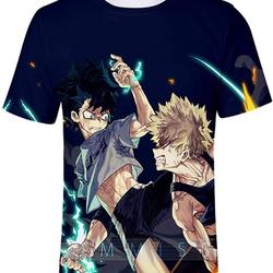 Men's My Hero Academia 3D Japanese Anime T-Shirt Meaningful Gift For Family Gift For Boyfriend Valentine Gift