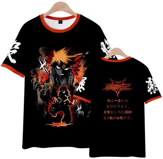 Hero College T-Shirt Fashion Ice Fire Color Matching T-Shirt Meaningful Gift For Family Gift For Boyfriend Valentine Gift