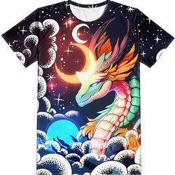 T-Shirts 3D Printing Colorful Graphic Meaningful Gift For Family Gift For Boyfriend Valentine Gift