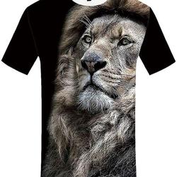 Lion Tshirt Men 3D T Shirt Animal Meaningful Gift For Family Gift For Boyfriend Valentine Gift