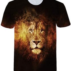 Lion Graphic Fashion Design 3D Print T-Shirt Meaningful Gift For Family Gift For Boyfriend Valentine Gift