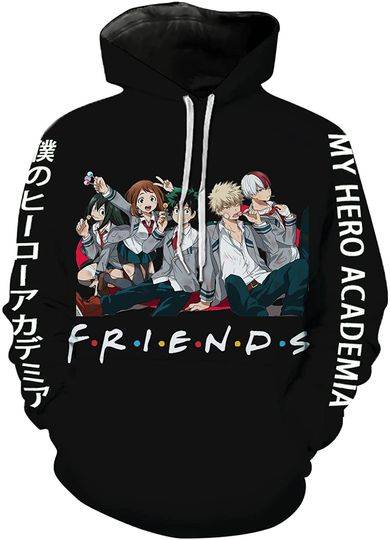 Anime Hoodie Boku Hoodie Pullover Sweatshirt For Women And Men Cosplay Costume