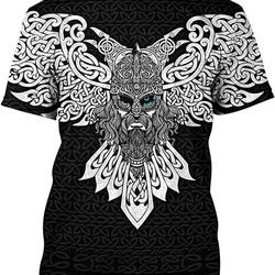 3D Print Norse Mythology Odin Raven Tattoo T-shirt Meaningful Gift For Family Gift For Boyfriend Valentine Gift