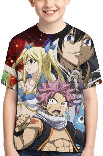 Fairy Tail Boys Girls Tshirts 3D Meaningful Gift For Family Gift For Boyfriend Valentine Gift
