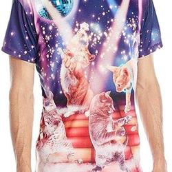 Faux Real Men's 3D Photo-Realistic Short Sleeve T-Shirt Meaningful Gift For Family Gift For Boyfriend Valentine Gift