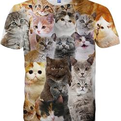 YAJOOEY Unisex Casual 3D Print Short Sleeve T-Shirt Tees Meaningful Gift For Family Gift For Boyfriend Valentine Gift
