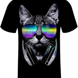 Purple Elephant 3D Print T-Shirts Funny Graphics Pattern Crewneck Short Sleeve Tees for Mens Meaningful Gift For Family Gift For Boyfriend Valentine Gift