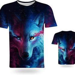 3D Graphic Men's T Shirt, Creative Print Crewneck Shirts Short Sleeve Cool Designs Tees Meaningful Gift For Family Gift For Boyfriend Valentine Gift