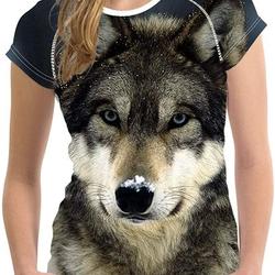 Horse Print Women T-Shirt Art Design Tee Girls Elastic Short Sleeve Meaningful Gift For Family Gift For Boyfriend Valentine Gift