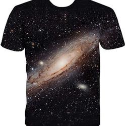 Galaxy Shirt Men Space Universe Short Sleeve Nebula Tshirts 3D Tee Meaningful Gift For Family Gift For Boyfriend Valentine Gift
