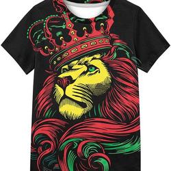 Kayolece Kid T-Shirts 3D Colorful Graphic Printed Shirts Tees for Boys and Girls 6-16 Years Meaningful Gift For Family Gift For Boyfriend Valentine Gift