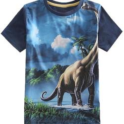 Dinosaur Short Sleeve T-Shirt Top Tee Size 2-10 Meaningful Gift For Family Gift For Boyfriend Valentine Gift
