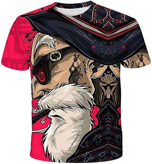 Anime T-Shirt Handsome Elderly Man Lightweight Breathable Shirt Meaningful Gift For Family Gift For Boyfriend Valentine Gift