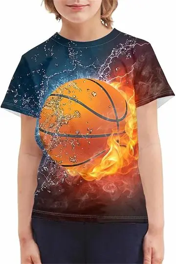 Boys Girls Short Sleeve Soft T-Shirt Crew Neck Tees Kids Clothes for 3-16 Years Meaningful Gift For Family Gift For Boyfriend Valentine Gift