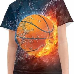 Boys Girls Short Sleeve Soft T-Shirt Crew Neck Tees Kids Clothes for 3-16 Years Meaningful Gift For Family Gift For Boyfriend Valentine Gift