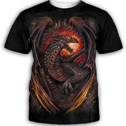 LXFMODE Summer 3D Print Short Sleeve T-Shirt Mens Fashion Casual Graphic Tee Shirts Meaningful Gift For Family Gift For Boyfriend Valentine Gift
