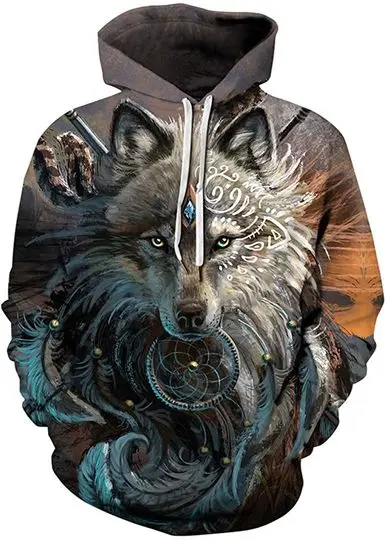 Wolf Hoodie 3D