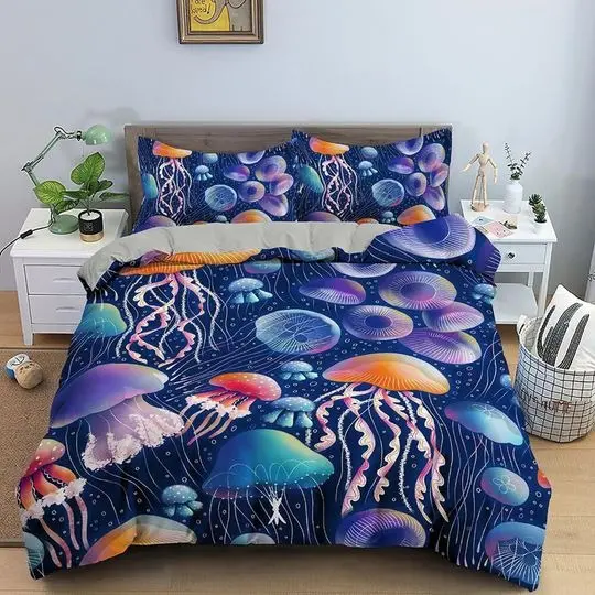 Assorted jellyfish Bedding SetsGift For Your Girlfriend Boyfriend Gift For Love Gift For Friend Best Valentine Present Holiday Gift