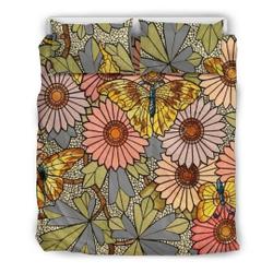 Butterfly Flower Christmas Bedding SetsGift For Your Girlfriend Boyfriend Gift For Love Gift For Friend Best Valentine Present Holiday Gift