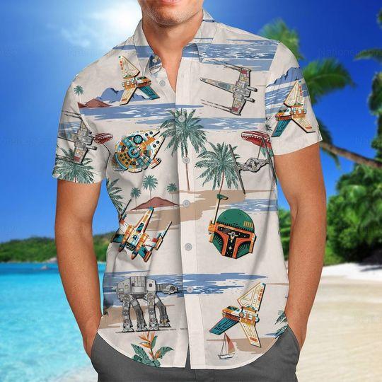 Star Wars Hawaiian Shirt Gift For Your Girlfriend Boyfriend Gift For Love Gift For Friend Best Valentine Present Holiday Gift