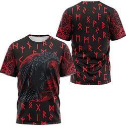 Norse Mythology Compass Pattern Printed 3D Shirt Meaningful Gift For Family Gift For Boyfriend Valentine Gift