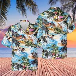 Disney Mickey Mouse Hawaiian Shirt Gift For Your Girlfriend Boyfriend Gift For Love Gift For Friend Best Valentine Present Holiday Gift