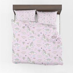 Pink Unicorn Duvet Cover girls bedding rainbow bedding unicornsGift For Your Girlfriend Boyfriend Gift For Love Gift For Friend Best Valentine Present Holiday Gift