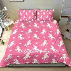 Unicorn Bedding Set - Unicorn Bed Cover - Unicorn Duvet CoverGift For Your Girlfriend Boyfriend Gift For Love Gift For Friend Best Valentine Present Holiday Gift